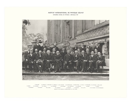Conferenza Solvay 1927 Foto originale Solvay 1927